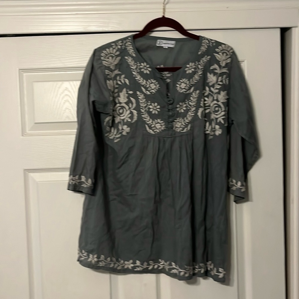 Cotton Embroidered Tunic